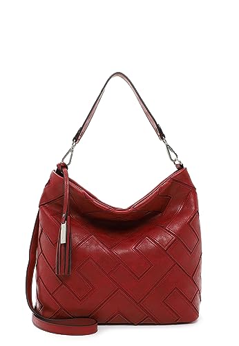 Tamaris Beutel Marike 32684 Damen Handtaschen Uni red 600 von Tamaris