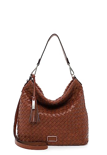 Tamaris Beutel Melissa 32543 Damen Handtaschen Uni cognac 700 von Tamaris