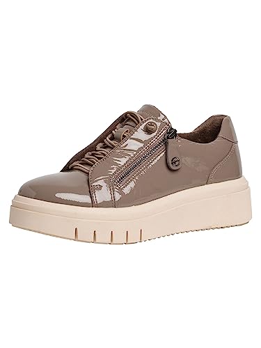 Tamaris COMFORT 8-83717-41 Leder Comfort Fit Wechselfußbett Sportlich Elastic Laces Seitlicher Reißverschluss von Tamaris Comfort