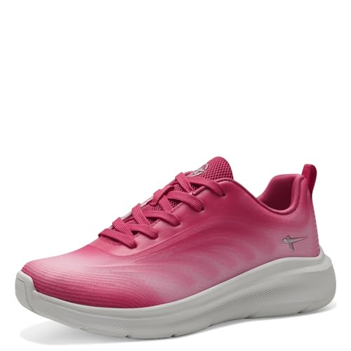 Tamaris COMFORT Damen Sneaker flach Sportlich Vegan, Rosa (Fuxia), 37 EU von Tamaris