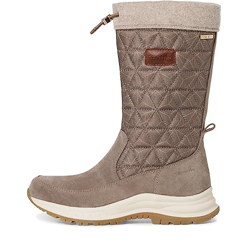 Tamaris COMFORT Damen Winterstiefel ohne Absatz Warm Gefüttert mit Reißverschluss Comfort Fit, Braun (Taupe), 39 EU von Tamaris