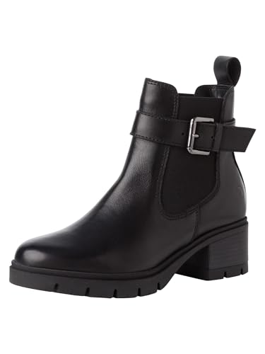Tamaris Damen Stiefel Leder schwarz 36 von Tamaris