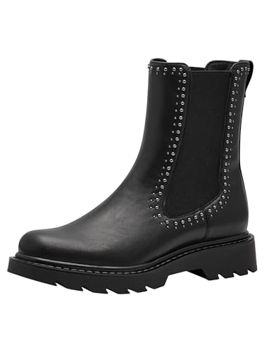 Tamaris Damen Chelsea Vegan; BLACK, EU 37 von Tamaris