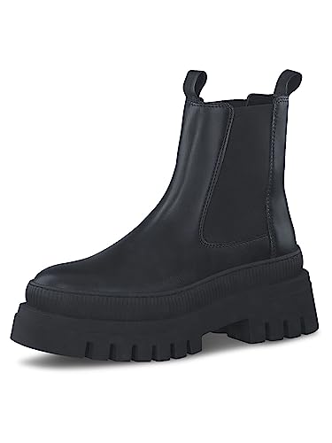 Tamaris Damen Stiefel Leder schwarz 36 von Tamaris
