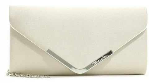 Tamaris Amalia Clutch Bag Beige Satin von Tamaris