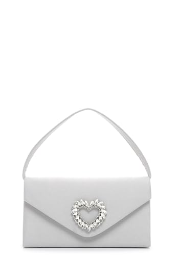 Tamaris Clutch TAS Amalia 30949 Damen Handtaschen Uni silver 830 von Tamaris