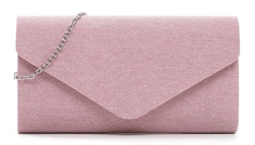 Tamaris Amalia Denim Clutch Rose von Tamaris