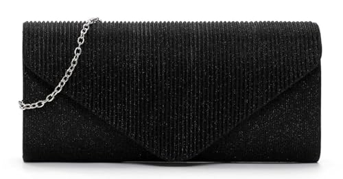 Tamaris Amalia Metallic Clutch Black von Tamaris
