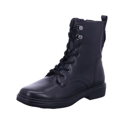 Tamaris Comfort Damen Stiefeletten zum Schnüren mit Reißverschluss Herbst, Schwarz (Black), 39 EU von Tamaris