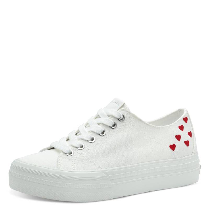 Tamaris - Da.-Schnürer white comb - Gr. - 39 von Tamaris