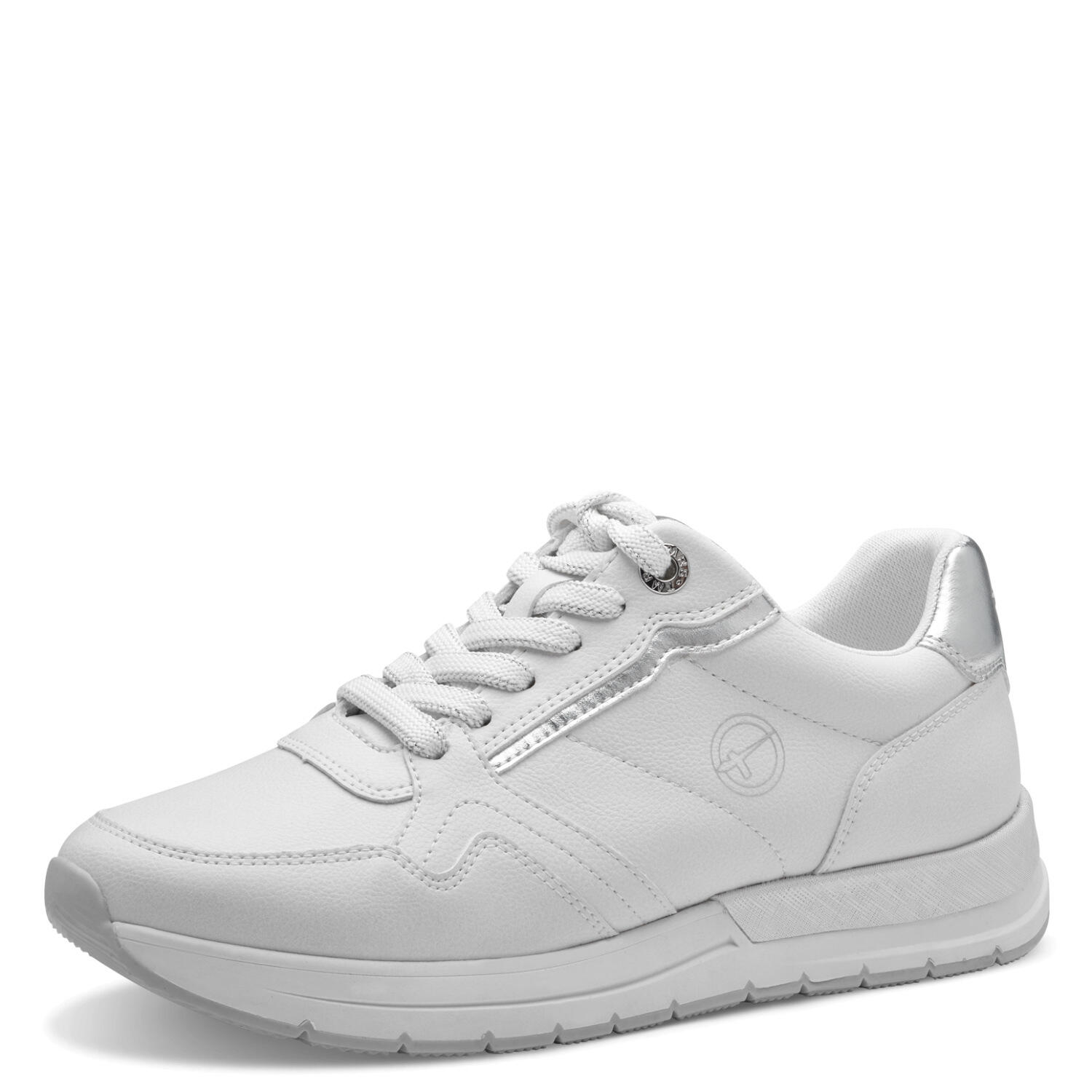 Tamaris - Da.-Schnürer white uni - Gr. - 41 von Tamaris