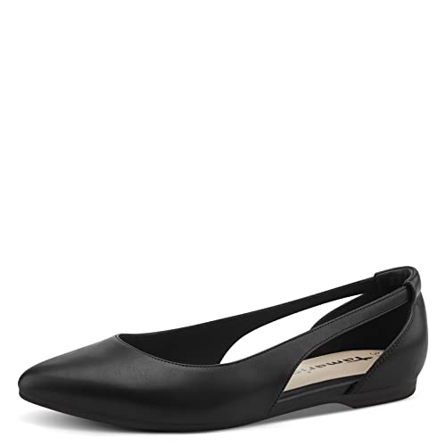 Tamaris Damen 1-1-22112-20 Ballerinas, Noir mat, 37 EU von Tamaris