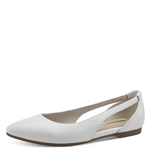 Tamaris Damen 1-1-22112-20 Ballerinas, mattweiß, 36 EU von Tamaris