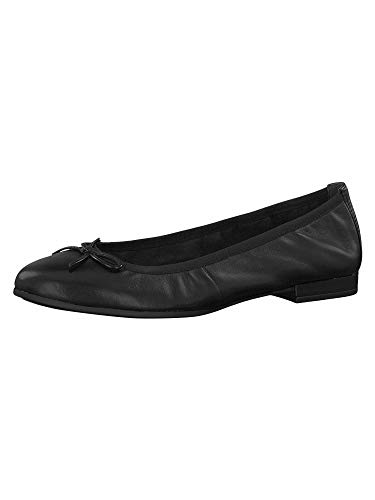 Tamaris Damen Geschlossene Ballerinas, Elegant, Schwarz, 37 EU von Tamaris