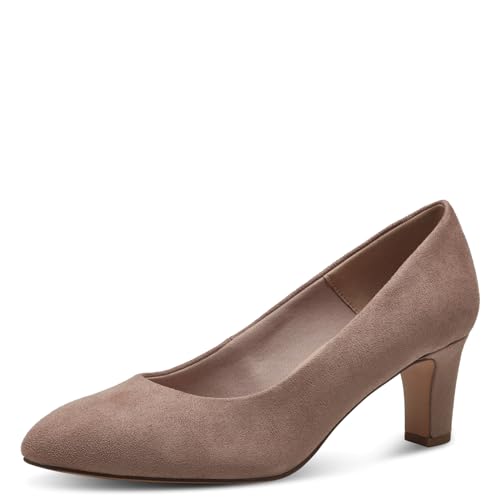 Tamaris Damen Pumps Textil Vegan Blockabsatz; DUSTY ROSE/rosa; 37 EU von Tamaris