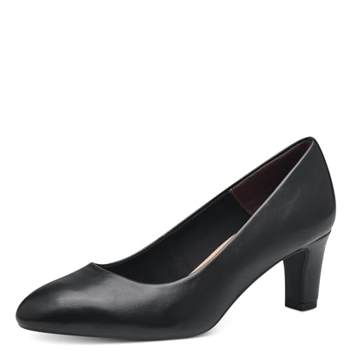 Tamaris Damen Pumps Vegan schwarz 39 von Tamaris