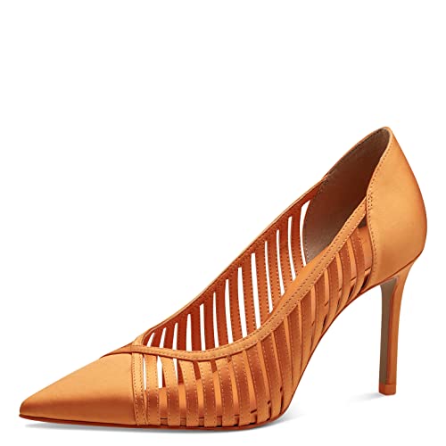 Tamaris Damen 1-1-22438-30 Pumps, ORANGE Satin, 37 EU Tamaris Damen 1-1-22438-30 Pumps, ORANGE Satin, 37 EU von Tamaris