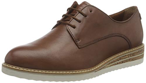 Tamaris Damen 1-1-23321-26 Derbys, Derby, brandy, 39 EU von Tamaris