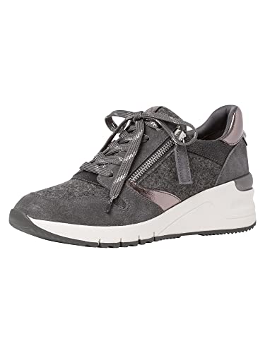 Tamaris Damen Low Sneaker Low Top 1-23702-27 Grau, Groesse:40 EU von Tamaris