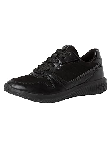 Tamaris Damen 1-1-23746-28 Sneaker, Black Uni, 36 EU von Tamaris