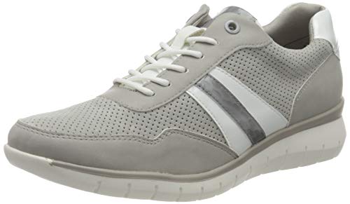 Tamaris Damen 1-1-23762-26 Sneaker, Sneaker, grey comb, 37 EU von Tamaris