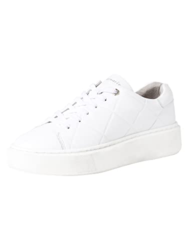 Tamaris Damen 1-1-23795-28 Sneaker, White Leather, 42 EU von Tamaris