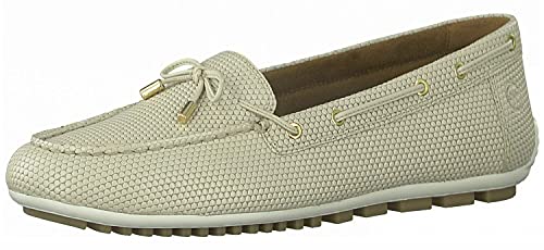 Tamaris Damen 1-1-24603-26 Mokassin, Mokassin, Cream Struct., 37 EU von Tamaris
