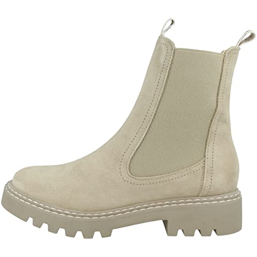 Tamaris Damen Elegante Stiefelette 1-25455-27 Beige, Groesse:39 EU von Tamaris