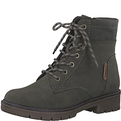 Tamaris Damen 1-1-26810 Stiefelette, Olive Nubuc, 38 EU von Tamaris