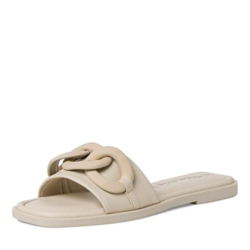 Tamaris Damen 1-1-27119-30 Slipper, Ivory Uni, 37 EU von Tamaris