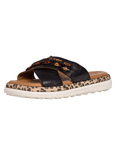 Tamaris Damen 1-1-27220-24 Pantoletten, Schwarz (Black 001) von Tamaris