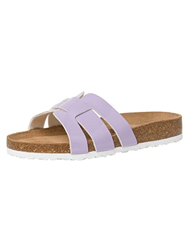 Tamaris Damen 1-1-27405-20 Hausschuh, Lilac PATENT, 43 EU von Tamaris