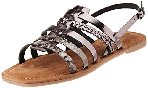 TAMARIS Damen 1-1-28159-20 Sandale, Graues Zinn, 38 EU von Tamaris