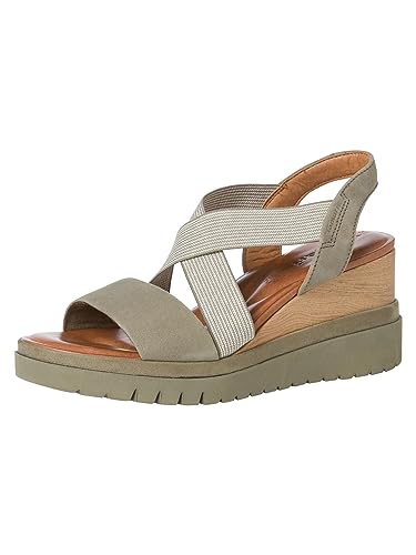 Tamaris Damen Sandalen 1-28312-28 Grün, Groesse:38 EU von Tamaris