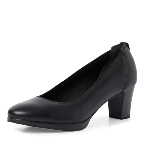 Tamaris Damen Klassische Pumps, Frauen Absatzschuhe,stoeckelschuhe,Abendschuhe,Court Shoes,stöckelschuhe,Absatzschuhe,high Heels,Black,37 EU von Tamaris