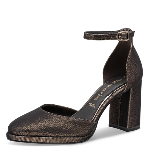 Tamaris Damen Pumps Vegan metallic 40 von Tamaris