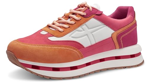 Tamaris Damen Low Sneaker Low Top 1-23716-42 Rosa, Groesse:38 EU von Tamaris