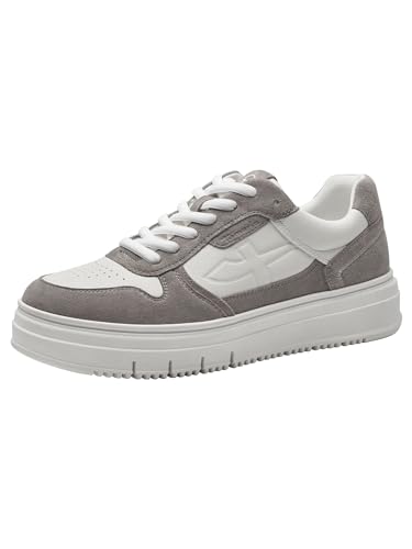 Tamaris Damen Sneaker Wechselfußbett; White/Grey, EU 42 Tamaris Damen Sneaker Wechselfußbett; White/Grey, EU 42 von Tamaris