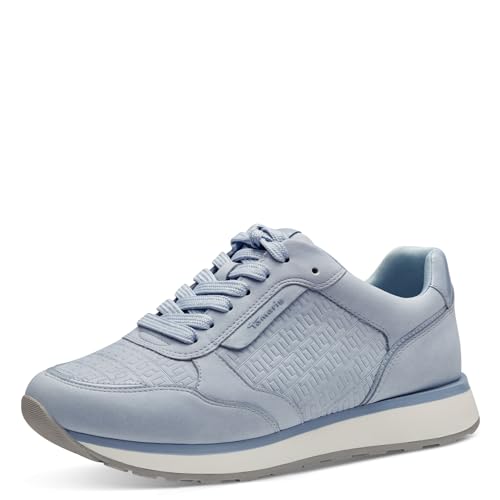 Tamaris Damen Sneaker Low Vegan; LIGHT BLUE/blau; 40 von Tamaris