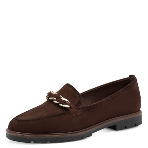Tamaris Damen Slipper braun 39 von Tamaris