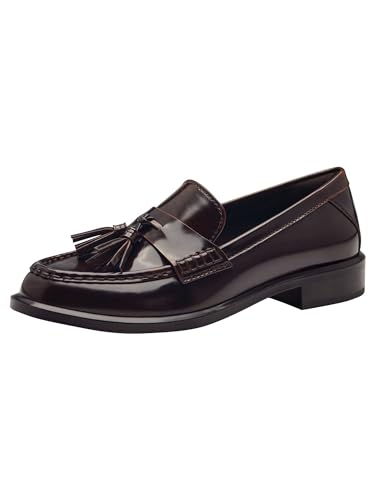 Tamaris Damen Slipper bequem; Mahogany, EU 40 von Tamaris