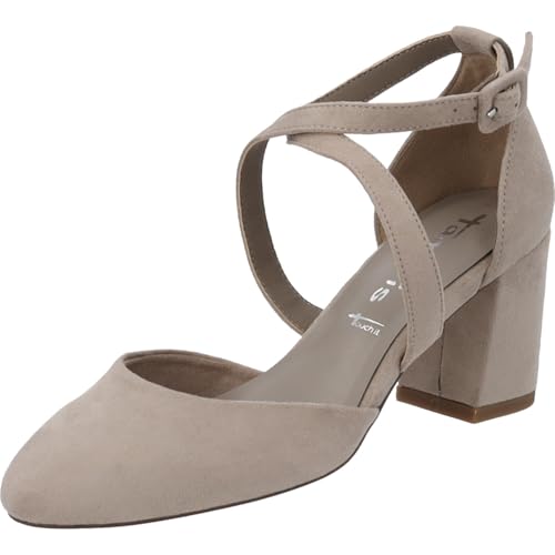Tamaris Damen Pumps Vegan beige 37 von Tamaris