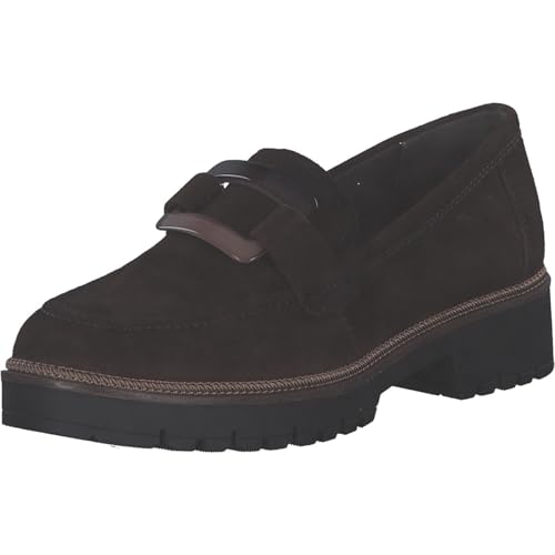 Tamaris Damen Slipper braun 40 von Tamaris