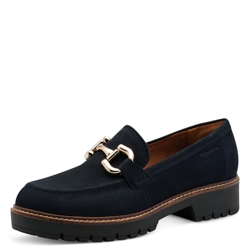 Tamaris Damen Slipper blau 38 von Tamaris