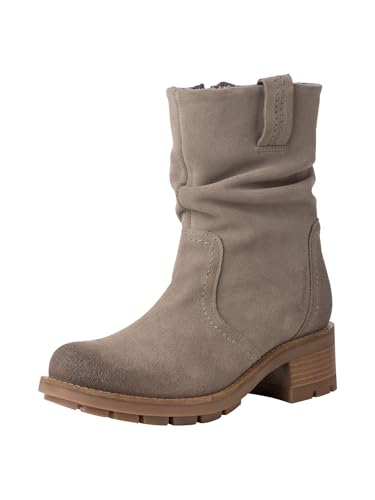 Tamaris Damen Absatzstiefelette Leder Blockabsatz Wechselfußbett; GREY, EU 36 Tamaris Damen Absatzstiefelette Leder Blockabsatz Wechselfußbett; GREY, EU 36 von Tamaris