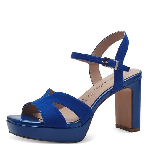 Tamaris Damen 1-28309-42 Sandale mit Absatz, ROYAL Blue, 37 EU von Tamaris