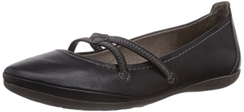 Tamaris Damen 22110 Geschlossene Ballerinas, Schwarz (Black 001), 40 von Tamaris