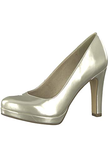 Tamaris 1-22426-20 909 Damen Light Gold Plateau Pumps High-Heel mit Touch-IT Sohle, Groesse:39 von Tamaris