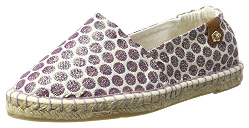 Tamaris Damen 24610 Slipper, Violett (WHT/LAVEN.DOTS 152), 37 EU von Tamaris