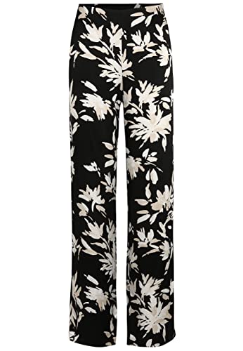 Tamaris Damen AOP Hose mit weitem Bein ALAMAR Schwarz 36 Tamaris Damen AOP Hose mit weitem Bein ALAMAR Schwarz 36 von Tamaris